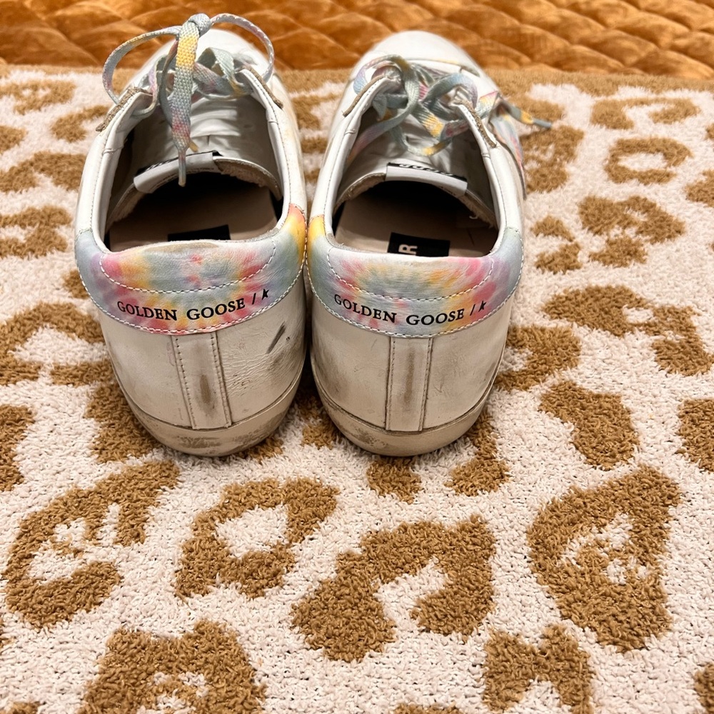 Golden Goose White and Multicolor Sneakers - Picture 3 of 3